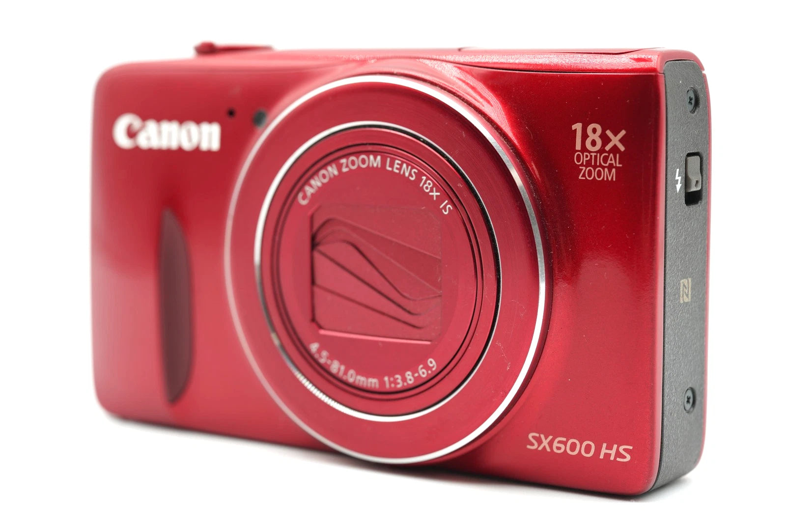 Canon PowerShot SX600 HS Digital Camera 18x Zoom lens RED #001 