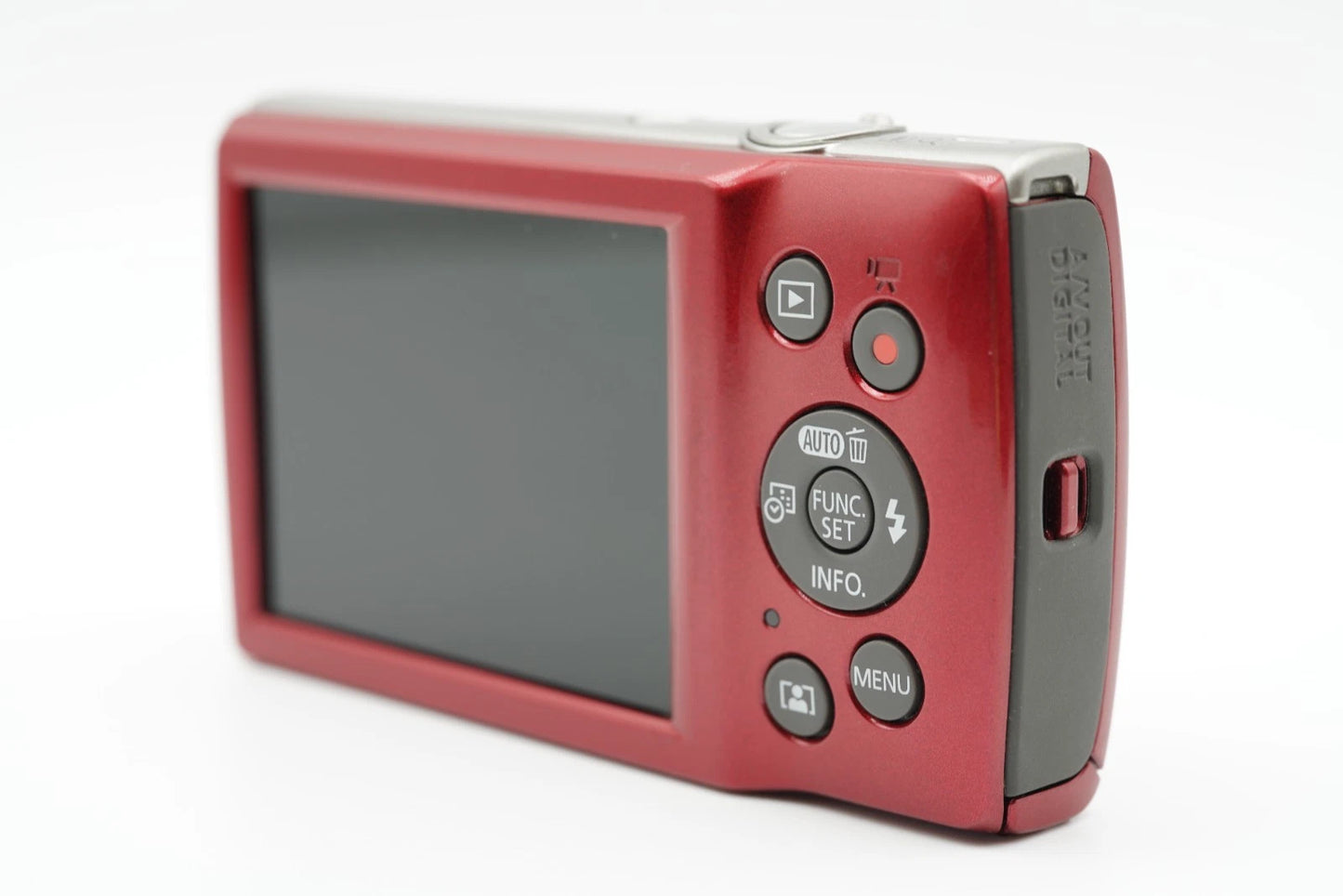 Canon PowerShot IXY 200 ELPH 185 digital Camera 180 Red #010
