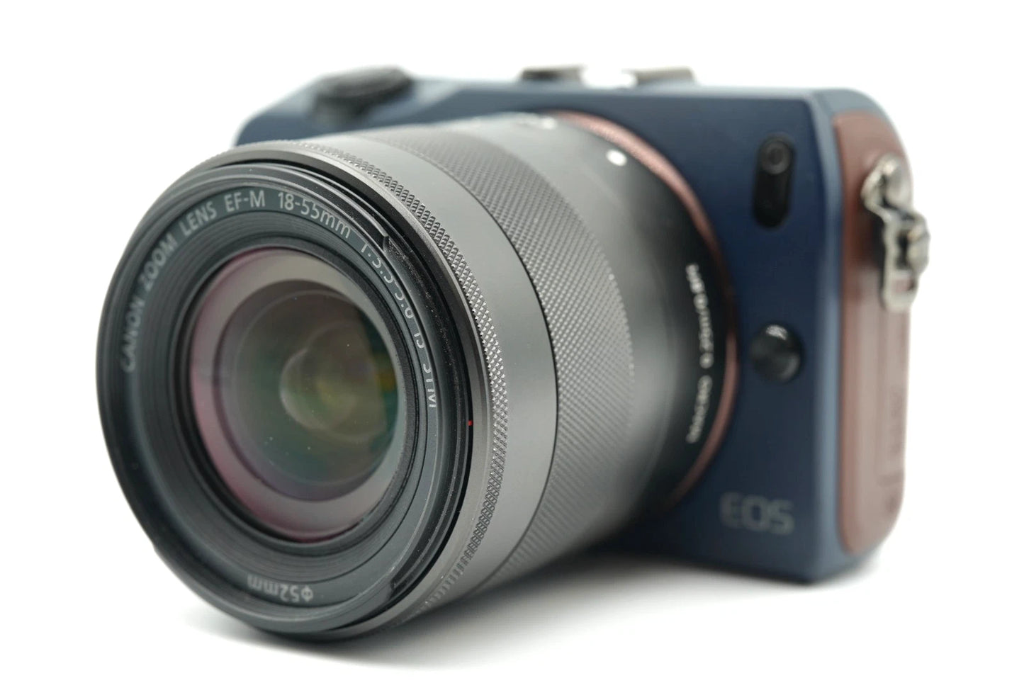 Canon EOS M Bay blue Digital Camera w 18-55mm lens #010