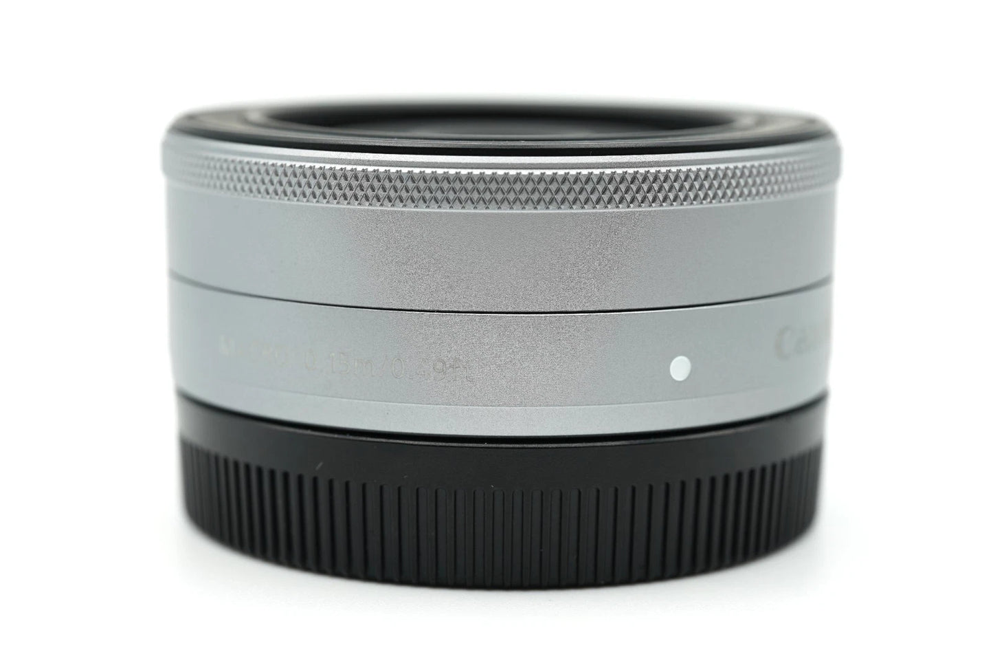 Canon EF-M 22mm F/2 STM AF Lens silver EOS EF-M Mount camera #004