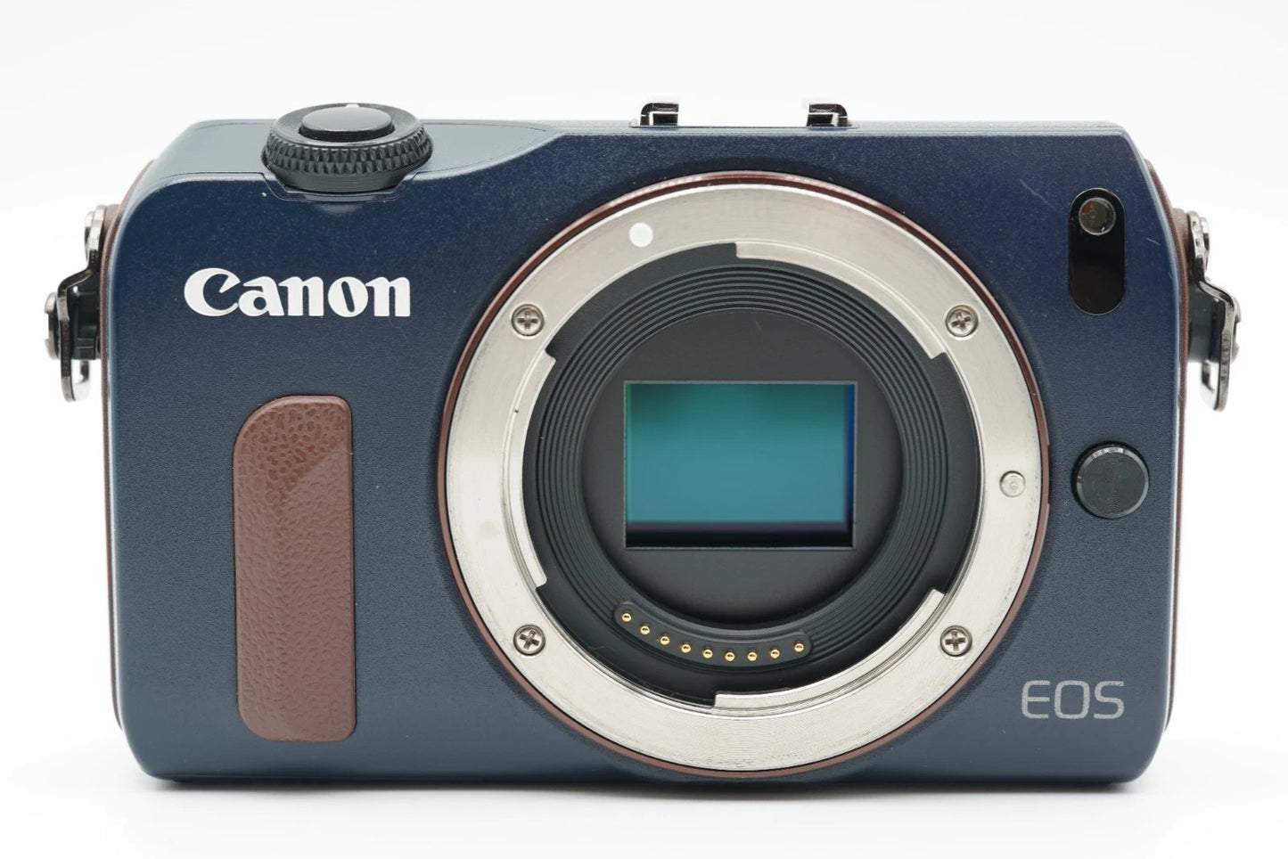 Canon EOS M Bay blue Digital Camera w 18-55mm lens #010