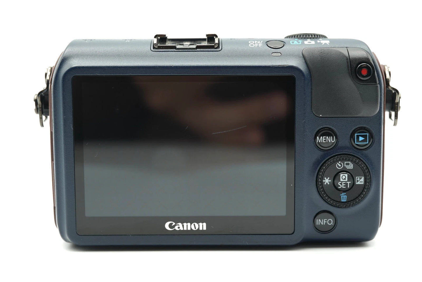 Canon EOS M Bay blue Digital Camera w 18-55mm lens #010