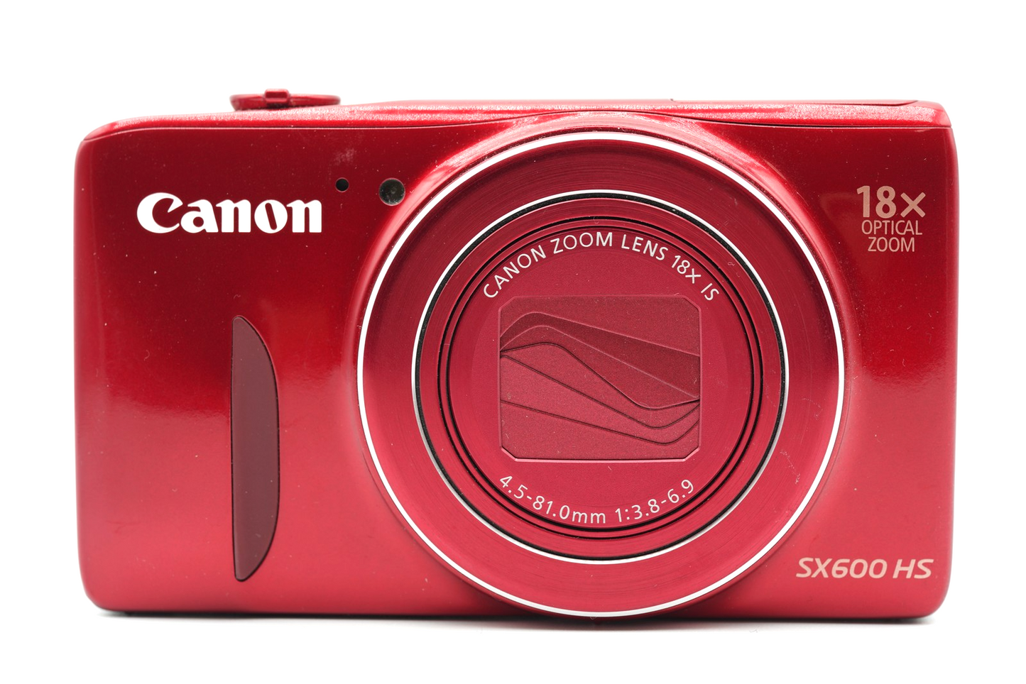 Canon PowerShot SX600 HS Digital Camera 18x Zoom lens RED #001