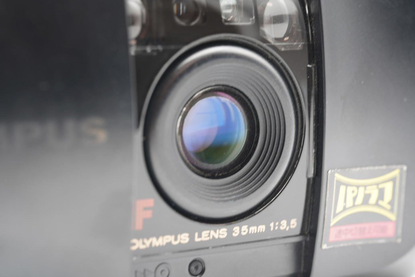 Olympus μ mju PANORAMA 35mm Point & Shoot Film Camera black #001