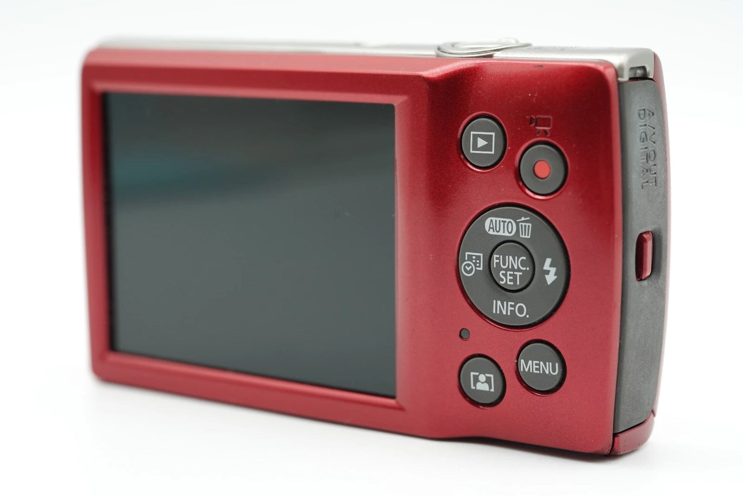 Canon PowerShot IXY 200 ELPH 185 digital Camera 180 Red #011