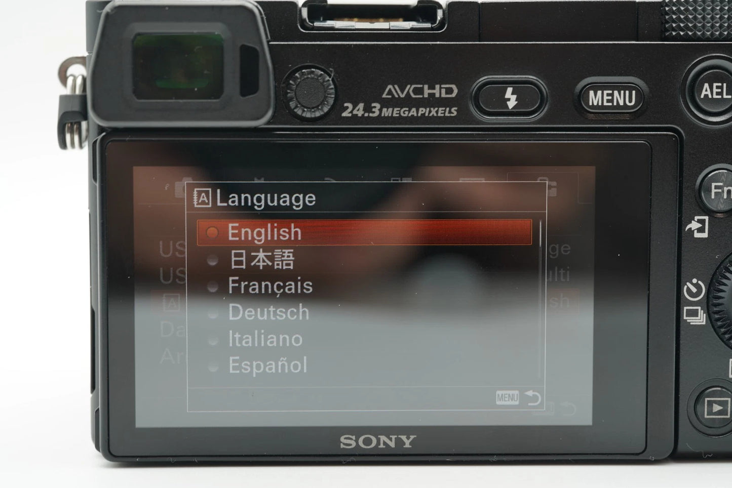 Sony Alpha A6000 ILCE-6000 Digital Camera [SC 5782] w Lens #018