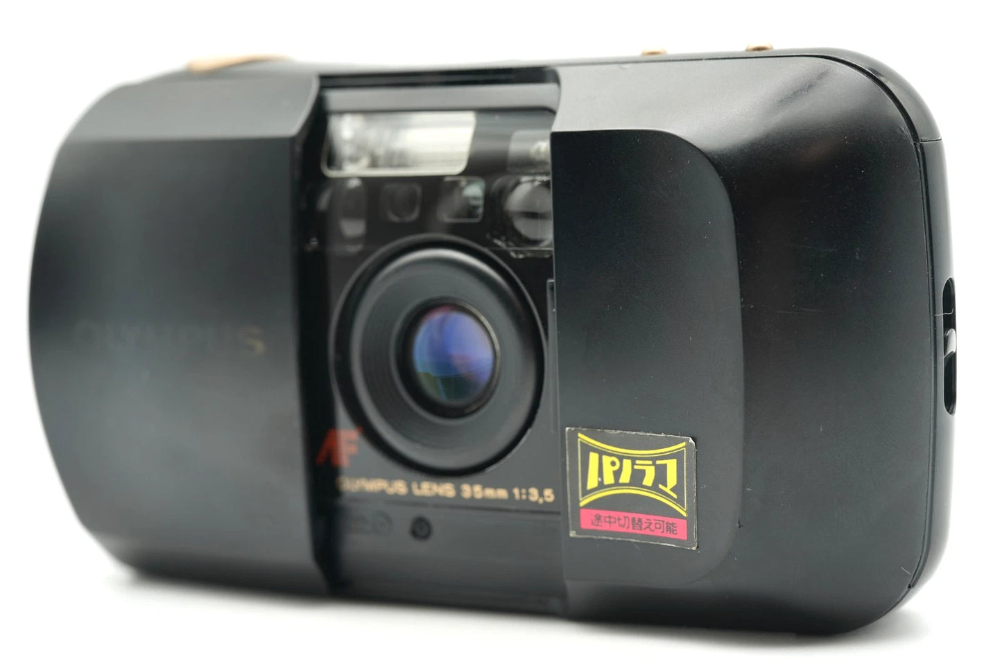 Olympus μ mju PANORAMA 35mm Point & Shoot Film Camera black #001