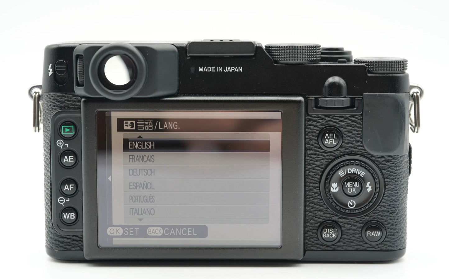 Fujifilm X10 Black Point and Shoot Compact Digital Camera #001