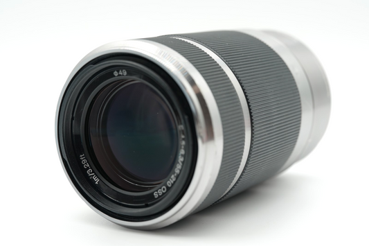 Sony E 55-210mm f/4.5-6.3 OSS zoom Lens SEL55210 Silver #008