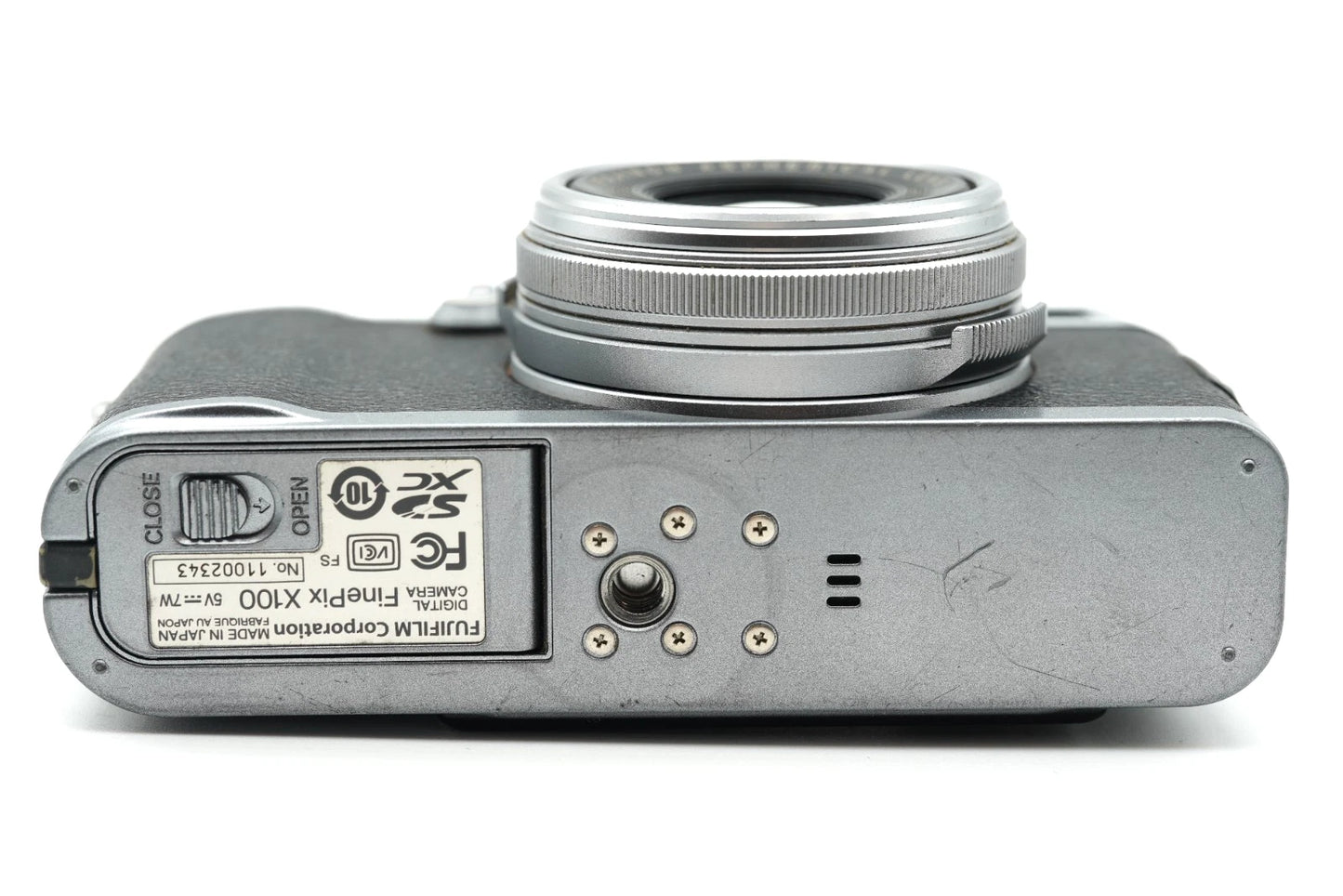 Fujifilm X100 FinePix X Series 12.3MP Silver Digital Camera #004