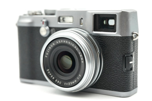 Fujifilm X100 FinePix X Series 12.3MP Silver Digital Camera #002