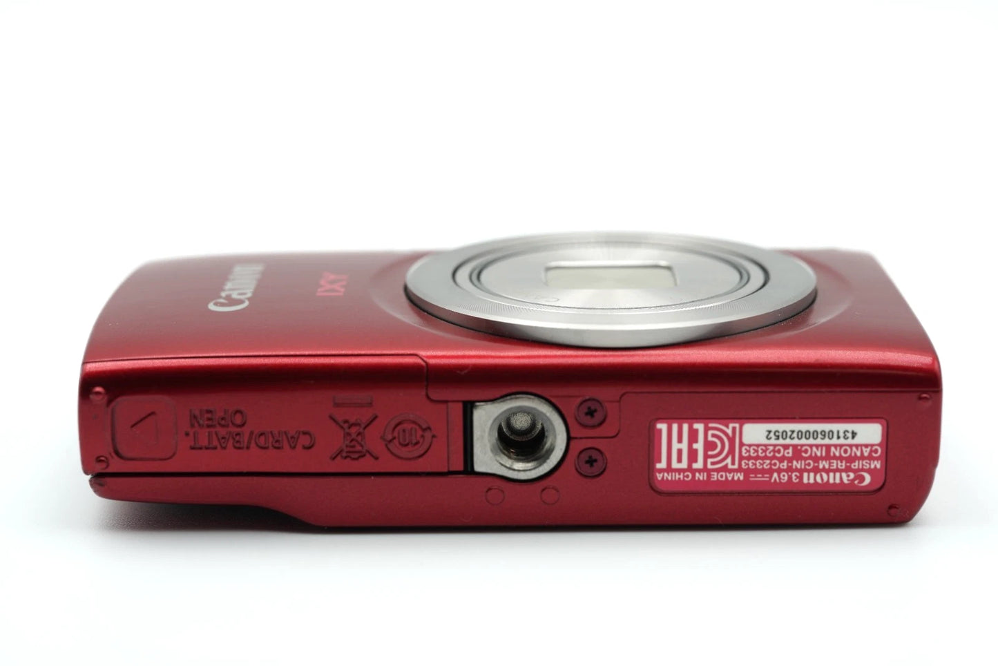 Canon PowerShot IXY 200 ELPH 185 digital Camera 180 Red #011