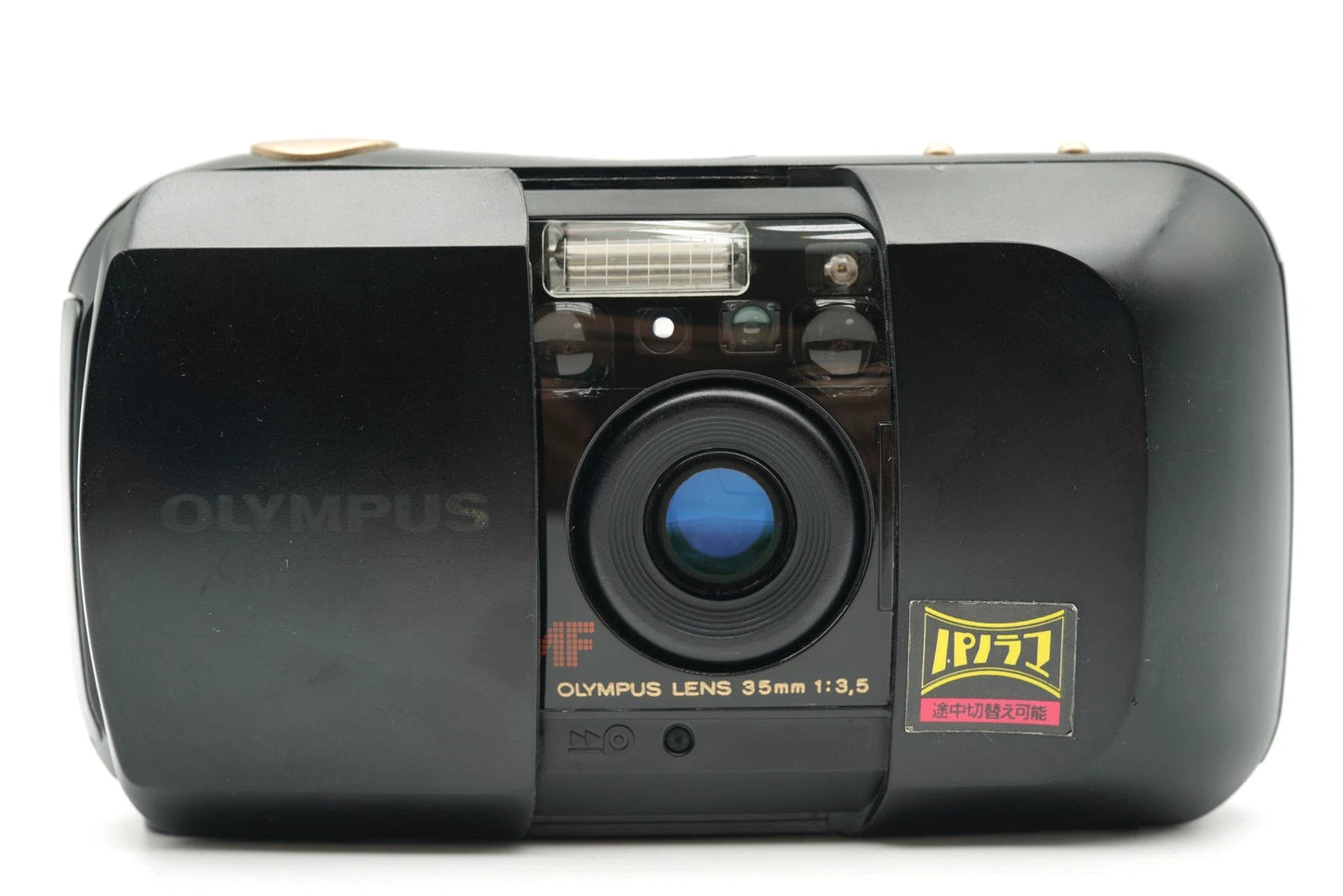 Olympus μ mju PANORAMA 35mm Point & Shoot Film Camera black #001