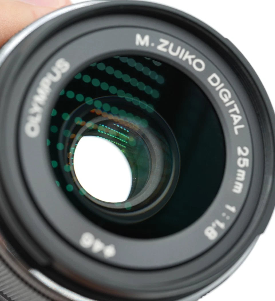 OLYMPUS M.ZUIKO DIGITAL 25mm F/1.8 Black Lens Micro Four Thirds #002