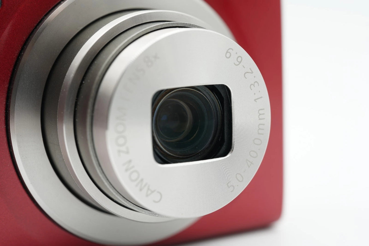 Canon PowerShot IXY 200 ELPH 185 digital Camera 180 Red #011