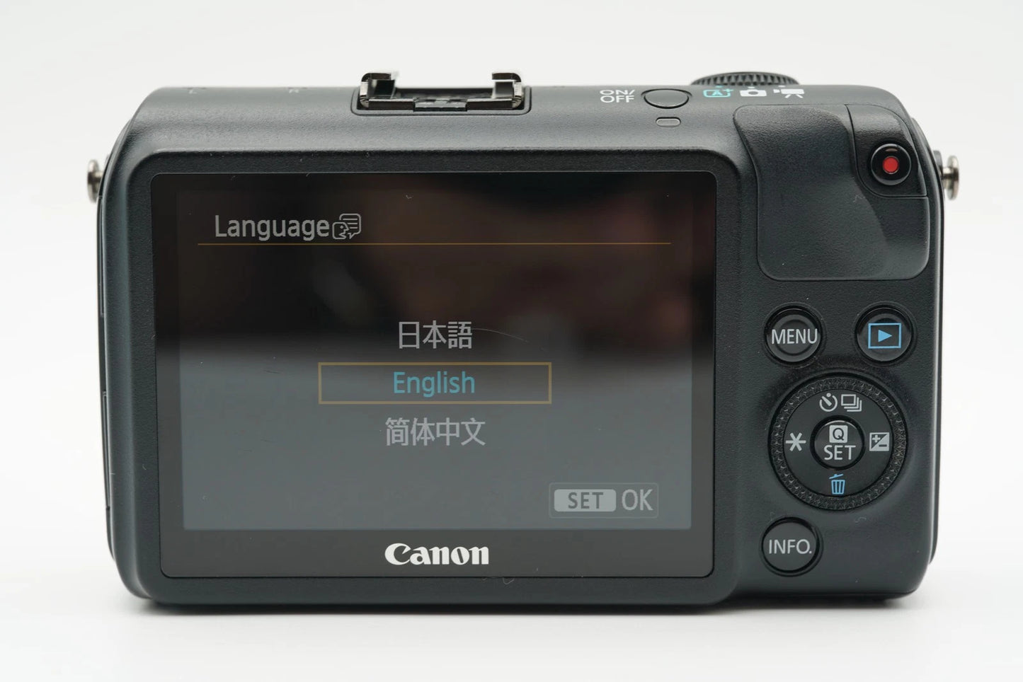 Canon EOS M Black 18.0MP Digital Camera body #018