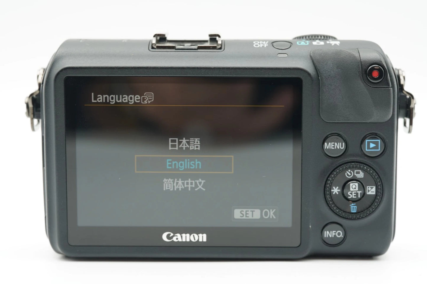 Canon EOS M Black 18.0MP Digital Camera only body #019