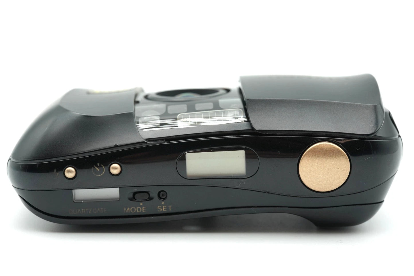 Olympus μ mju PANORAMA 35mm Point & Shoot Film Camera black #001