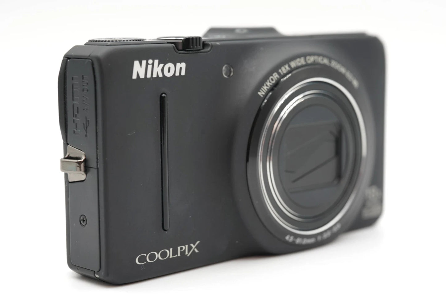 Nikon Coolpix S9300 Black 16.0MP Digital Camera zoom lens #006