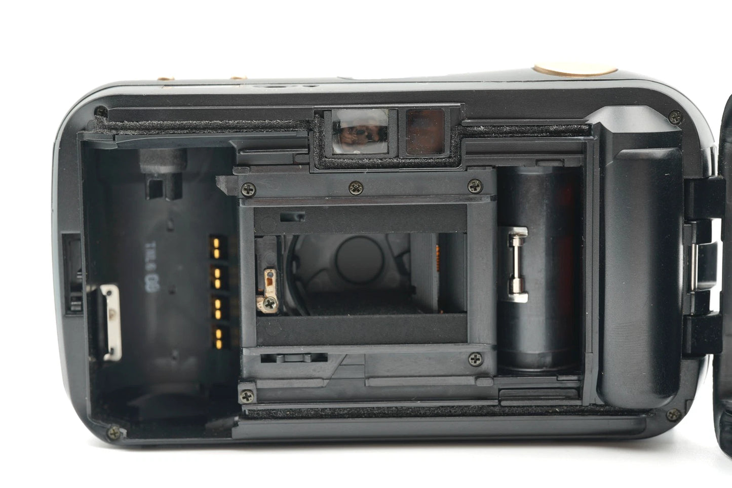 Olympus μ mju PANORAMA 35mm Point & Shoot Film Camera black #001