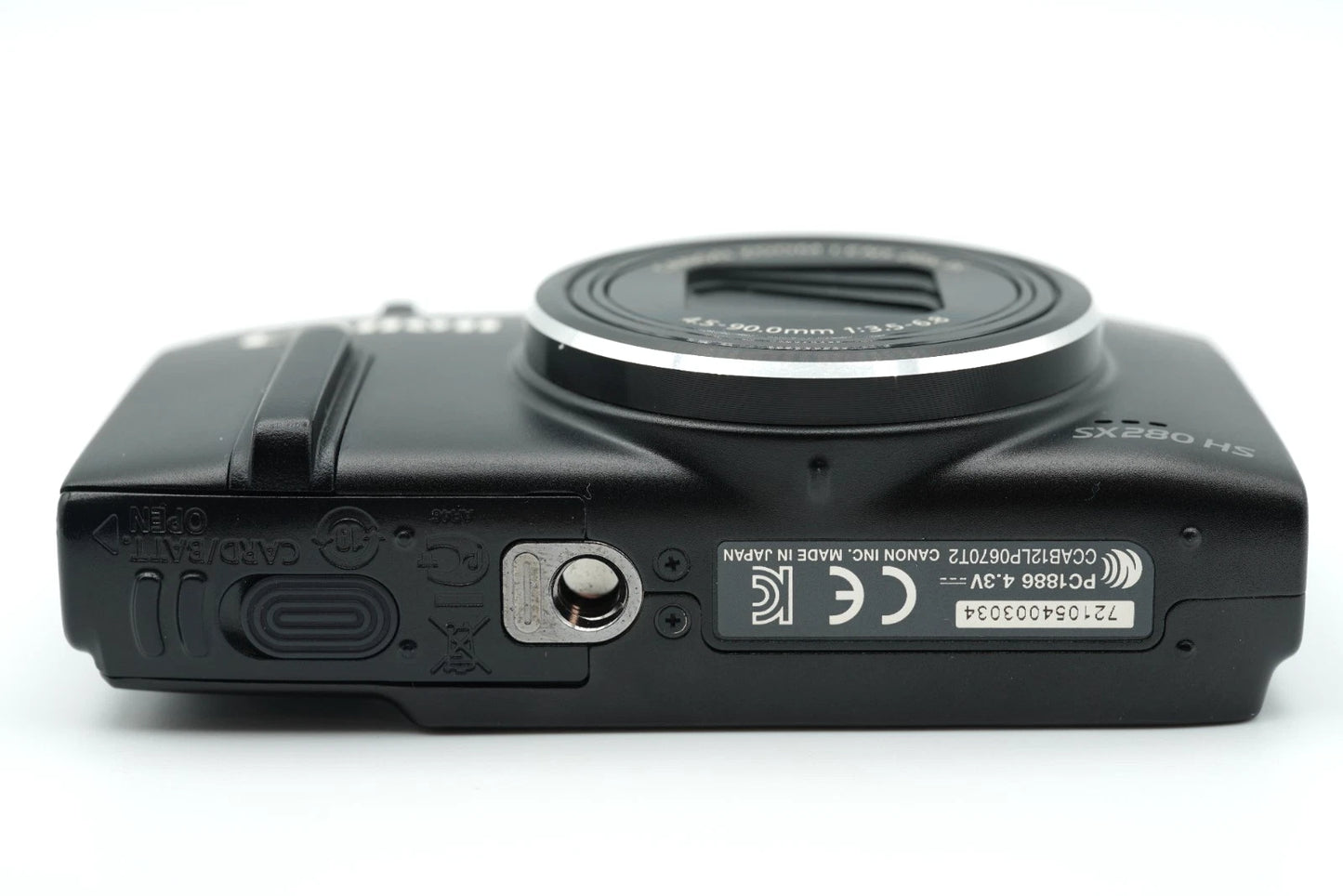 Canon Powershot SX280 HS Digital Camera Black 20x Zoom lens #011