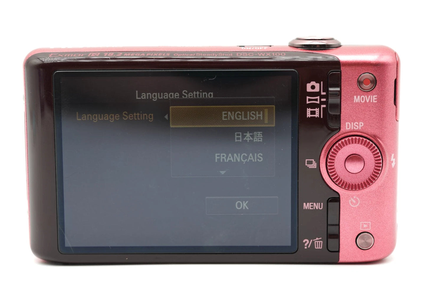 Sony Cyber Shot DSC-WX100 Pink Compact Digital Camera lens #003