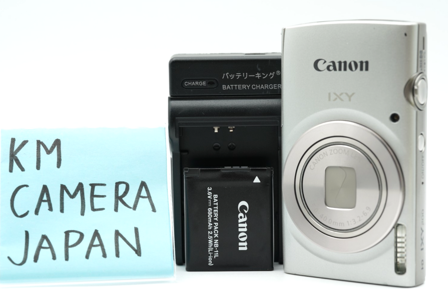 Canon PowerShot IXY 200 ELPH 185 digital Camera 180 Silver #029