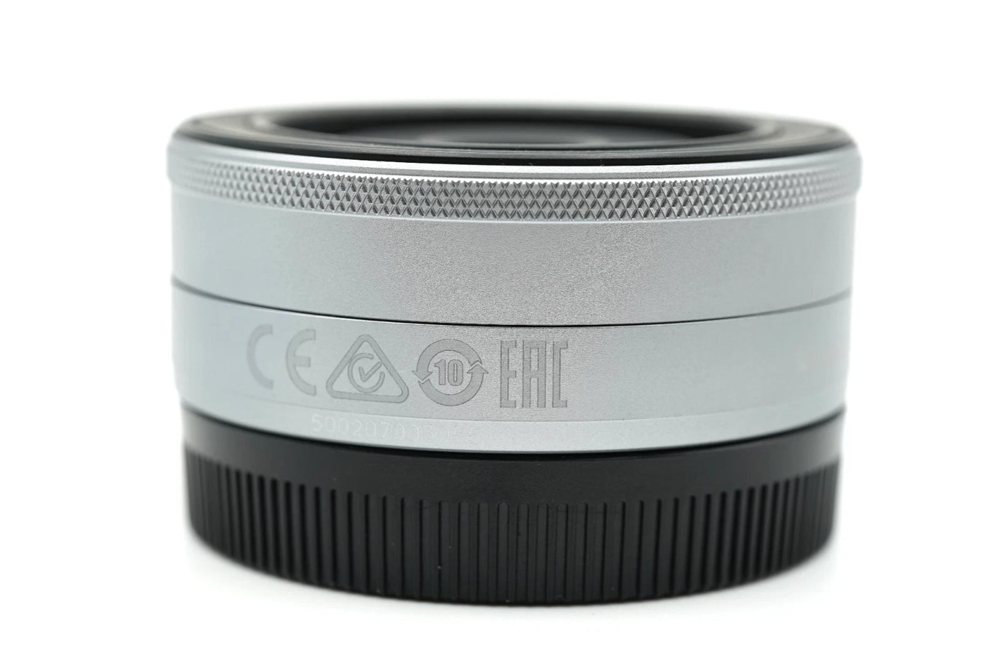 Canon EF-M 22mm F/2 STM AF Lens silver EOS EF-M Mount camera #004