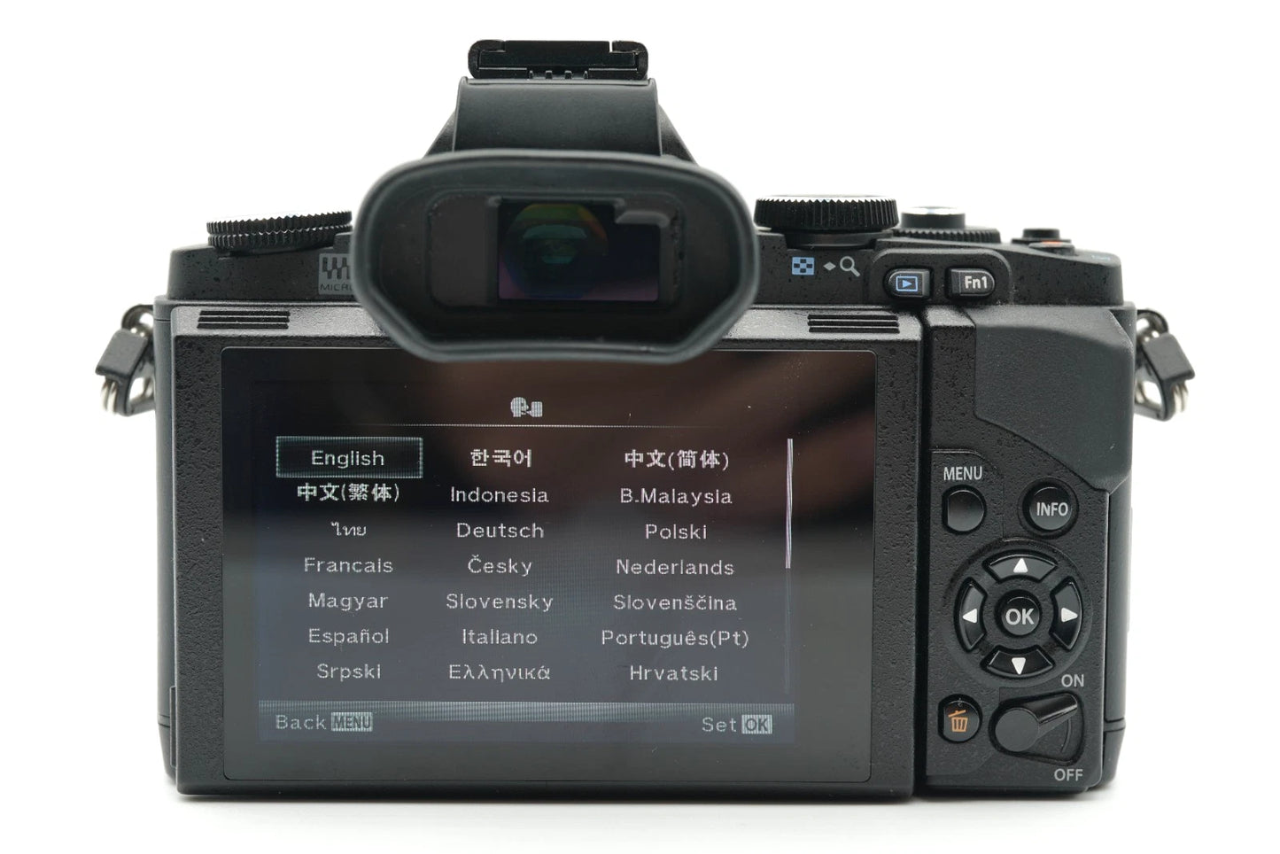 Olympus OM-D E-M5 Black Digital Camera [sc 8417] 14-42 lens #013