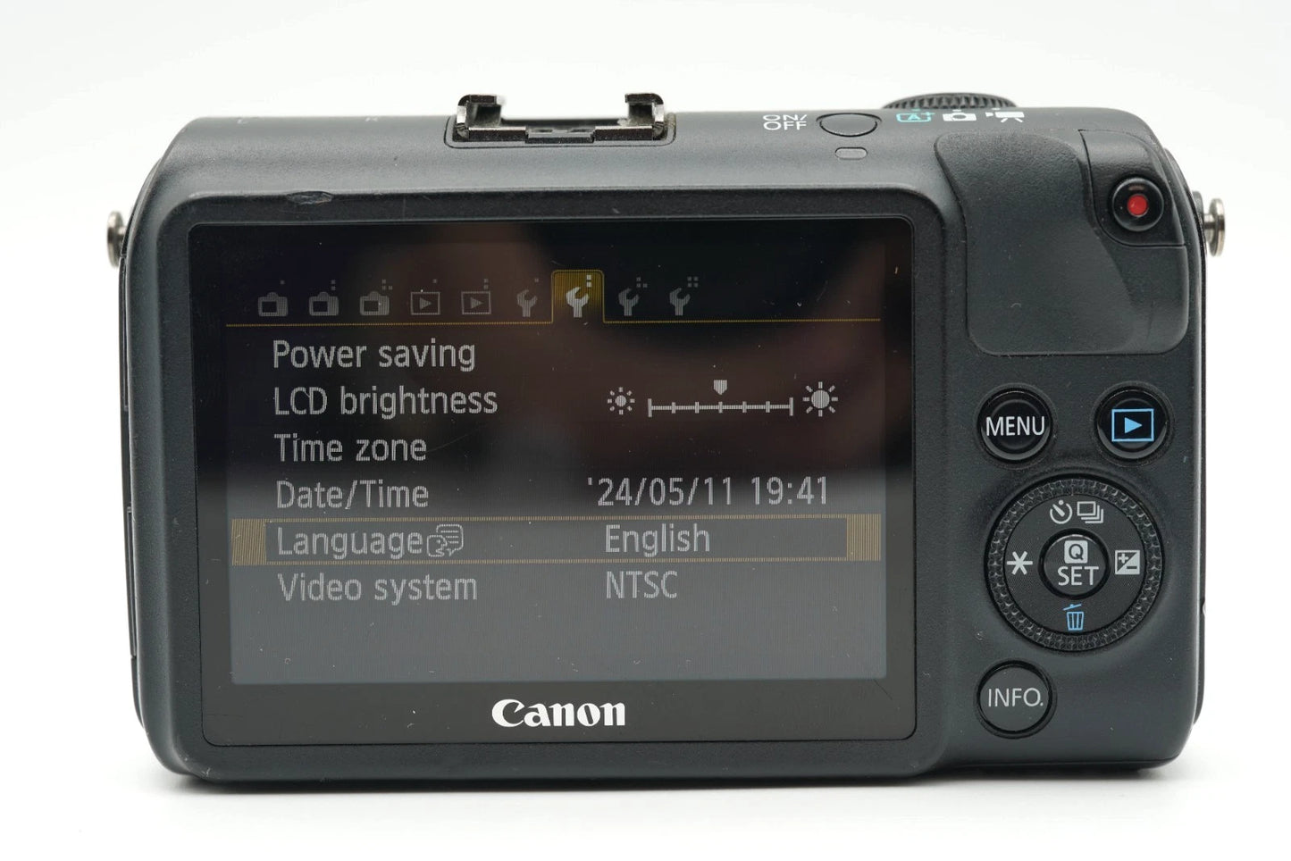 Canon EOS M Black 18.0MP Digital Camera body #020