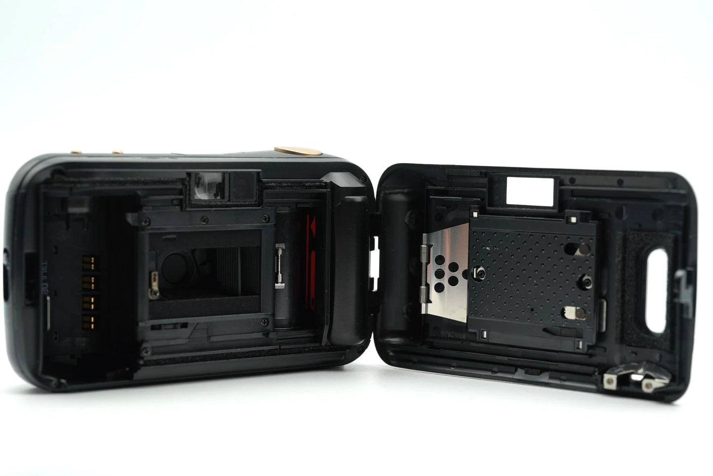 Olympus μ mju PANORAMA 35mm Point & Shoot Film Camera black #001