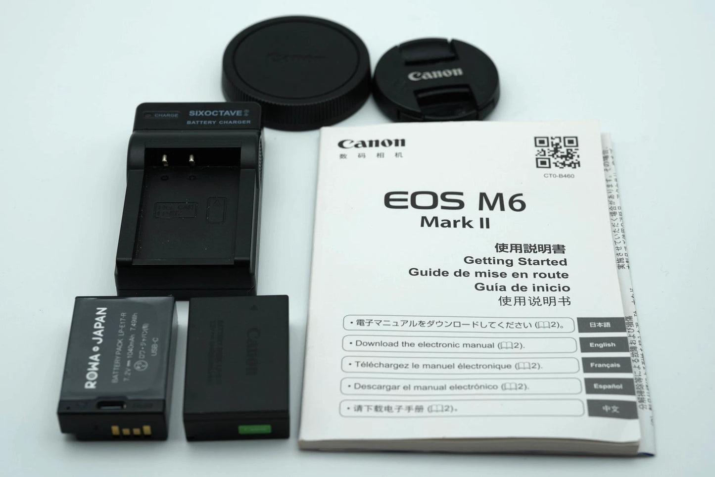 Canon EOS M6 Mark II Mirrorless Digital Camera w 15-45mm lens #01