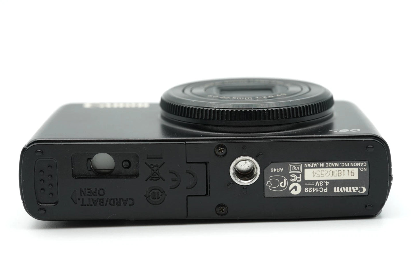 Canon PowerShot S90 Compact Digital Camera Black #007