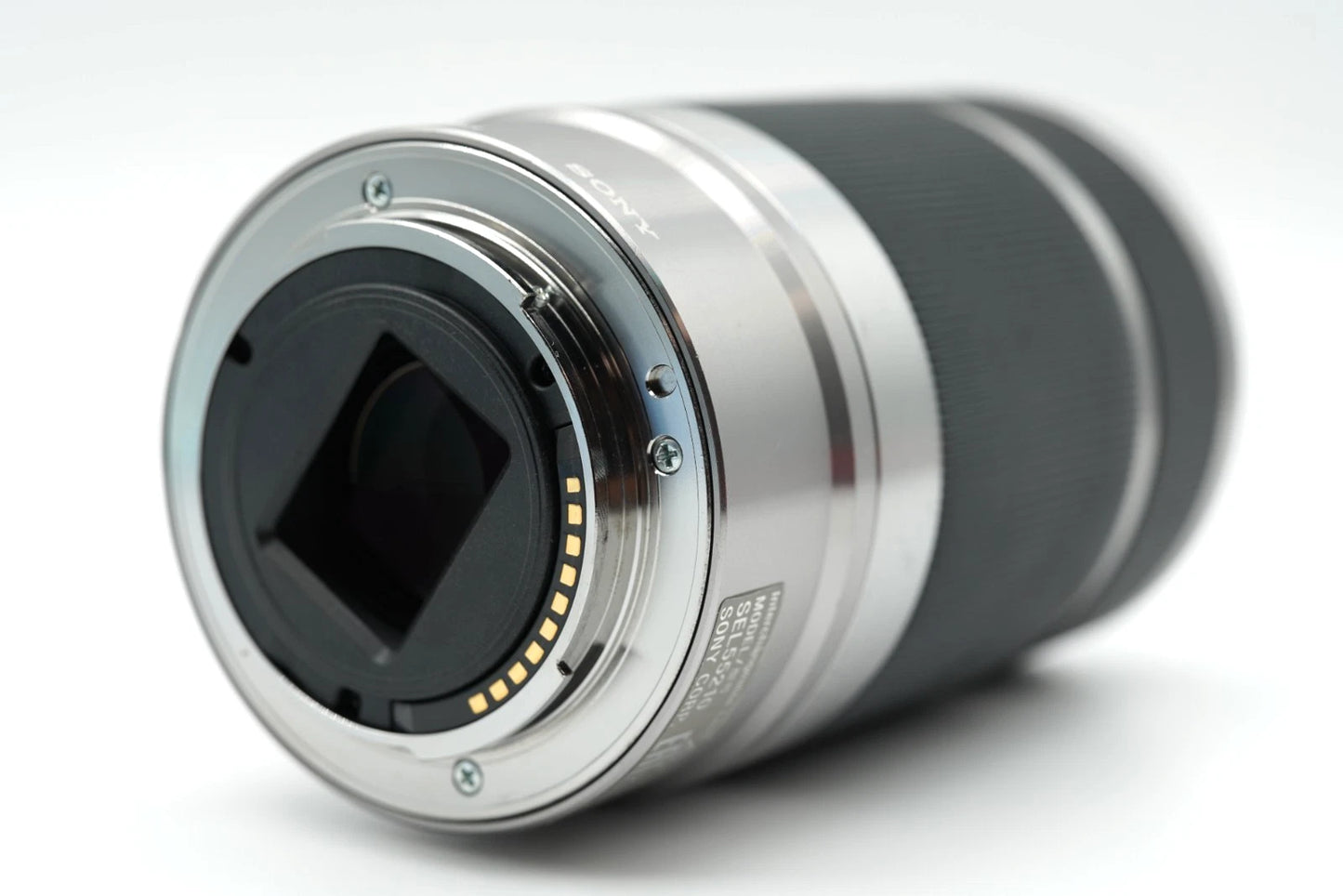 Sony E 55-210mm f/4.5-6.3 OSS zoom Lens SEL55210 Silver #008