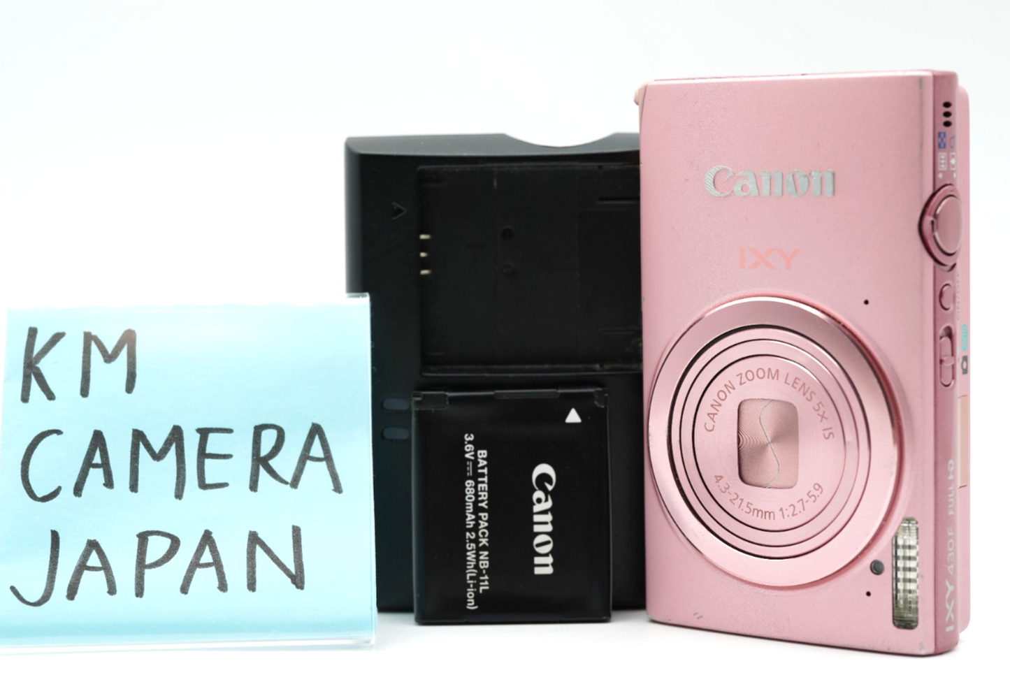 Canon IXY 430F Pink Compact Digital Camera #004