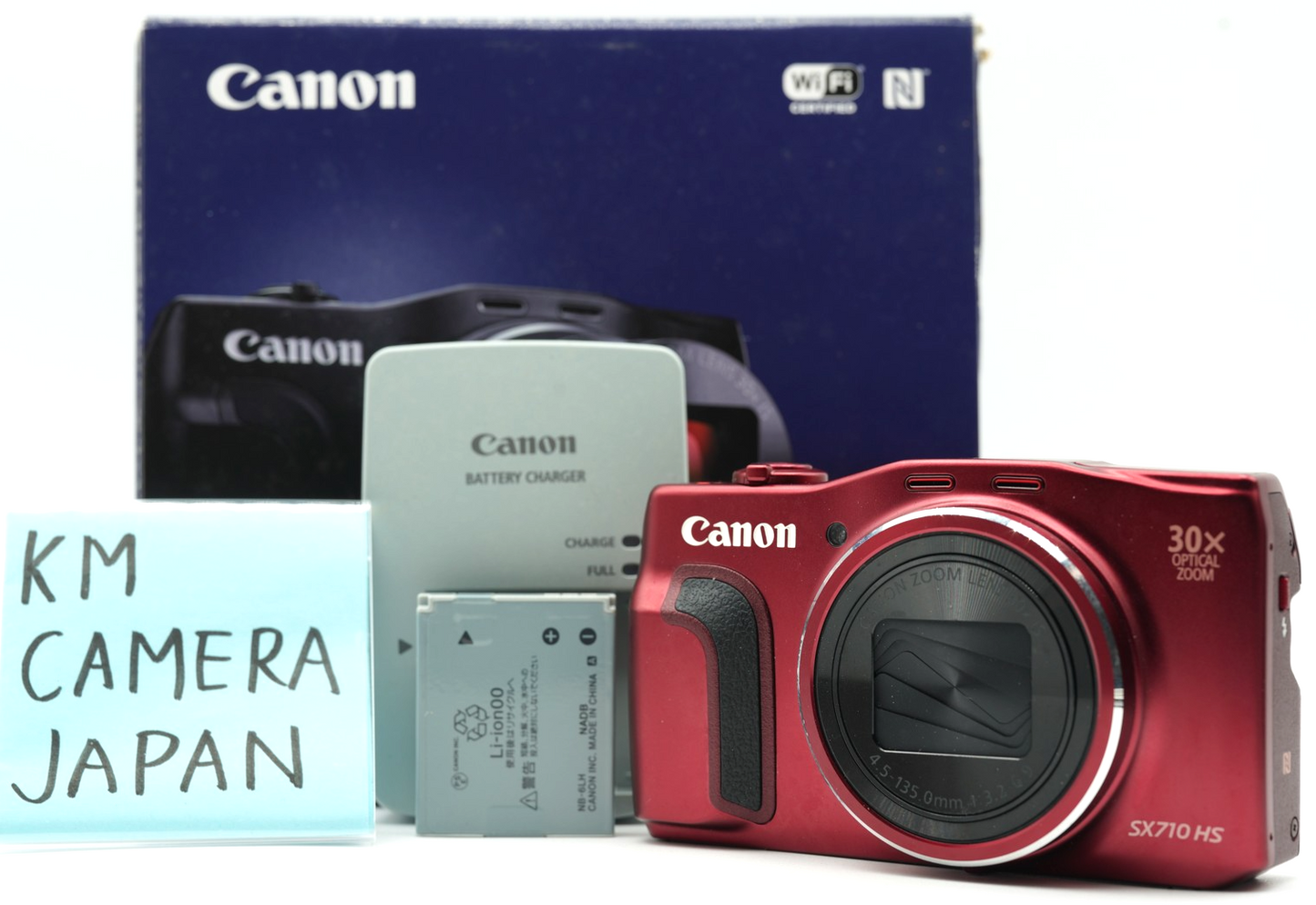 Canon PowerShot SX710 HS Red 20.3 MP Digital Camera zoom lens #009