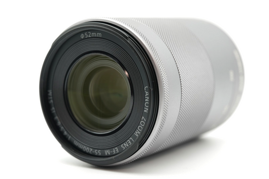 Canon EF-M 55-200mm f/4.5-6.3 IS STM silver [Near Mint] #003