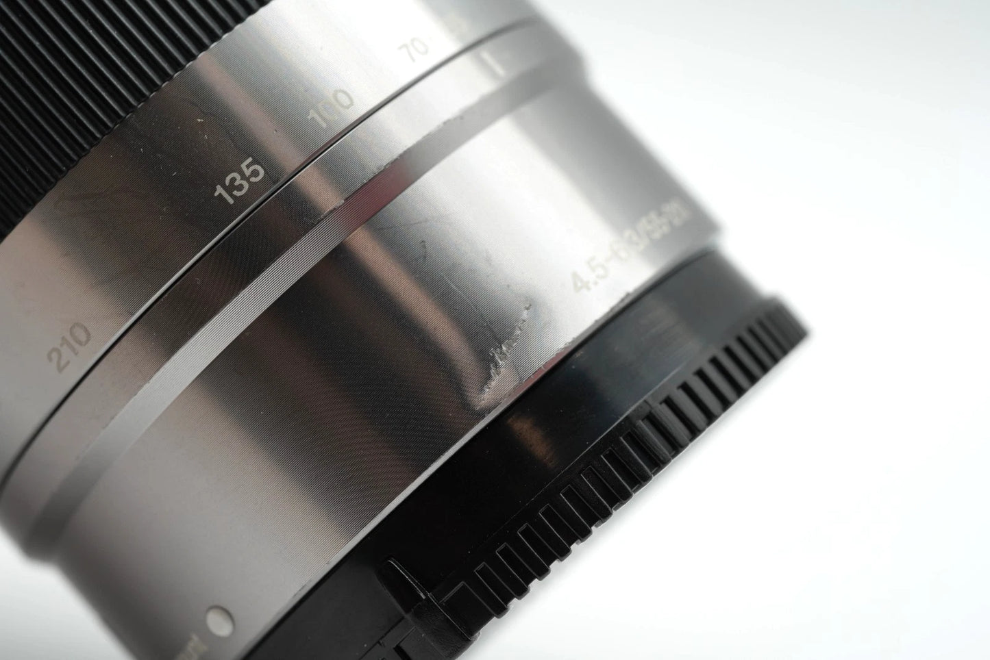 Sony E 55-210mm f/4.5-6.3 OSS zoom Lens SEL55210 Silver #008