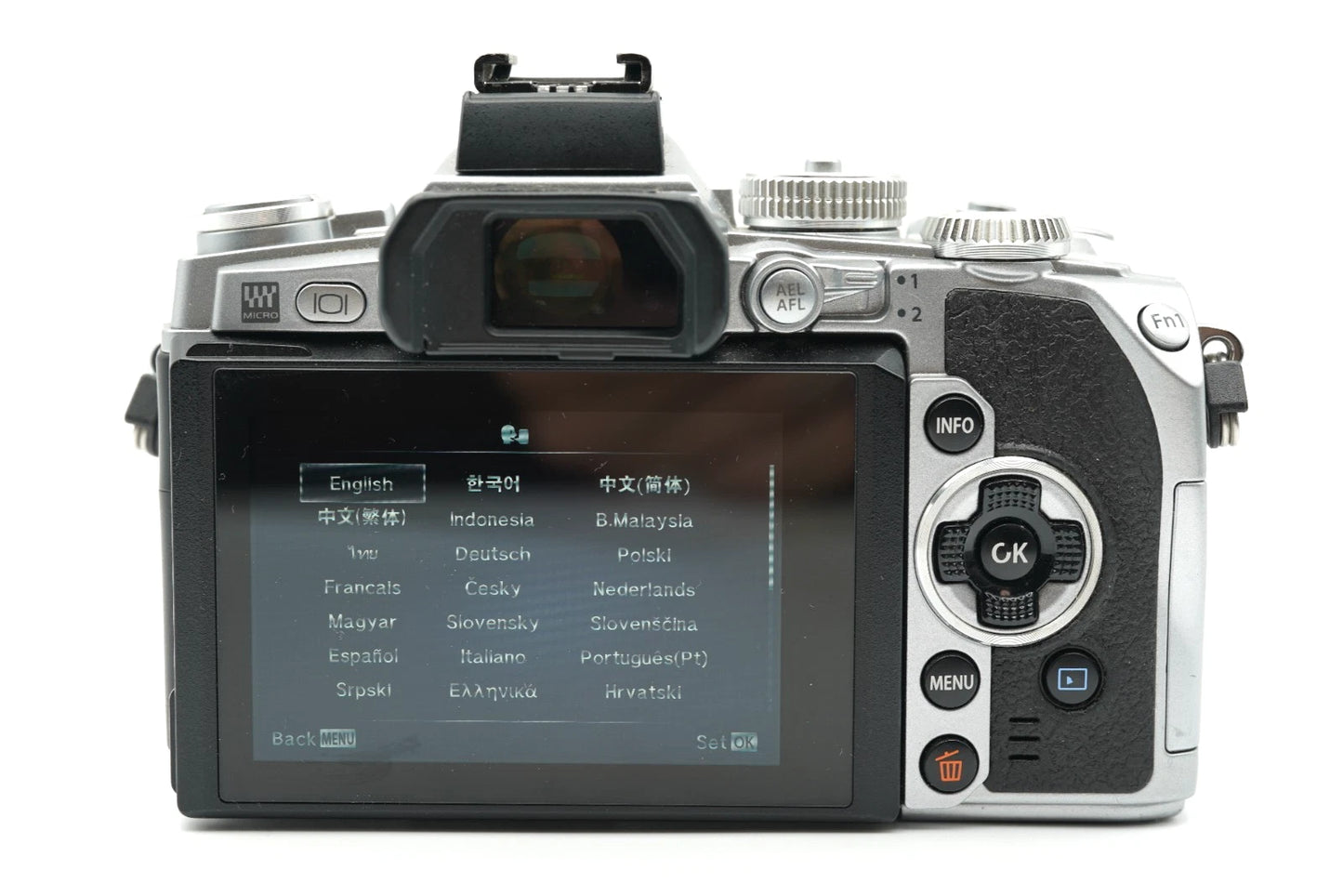 Olympus OM-D E-M1 Digital Camera silver Body [SC 15072] no lens #002