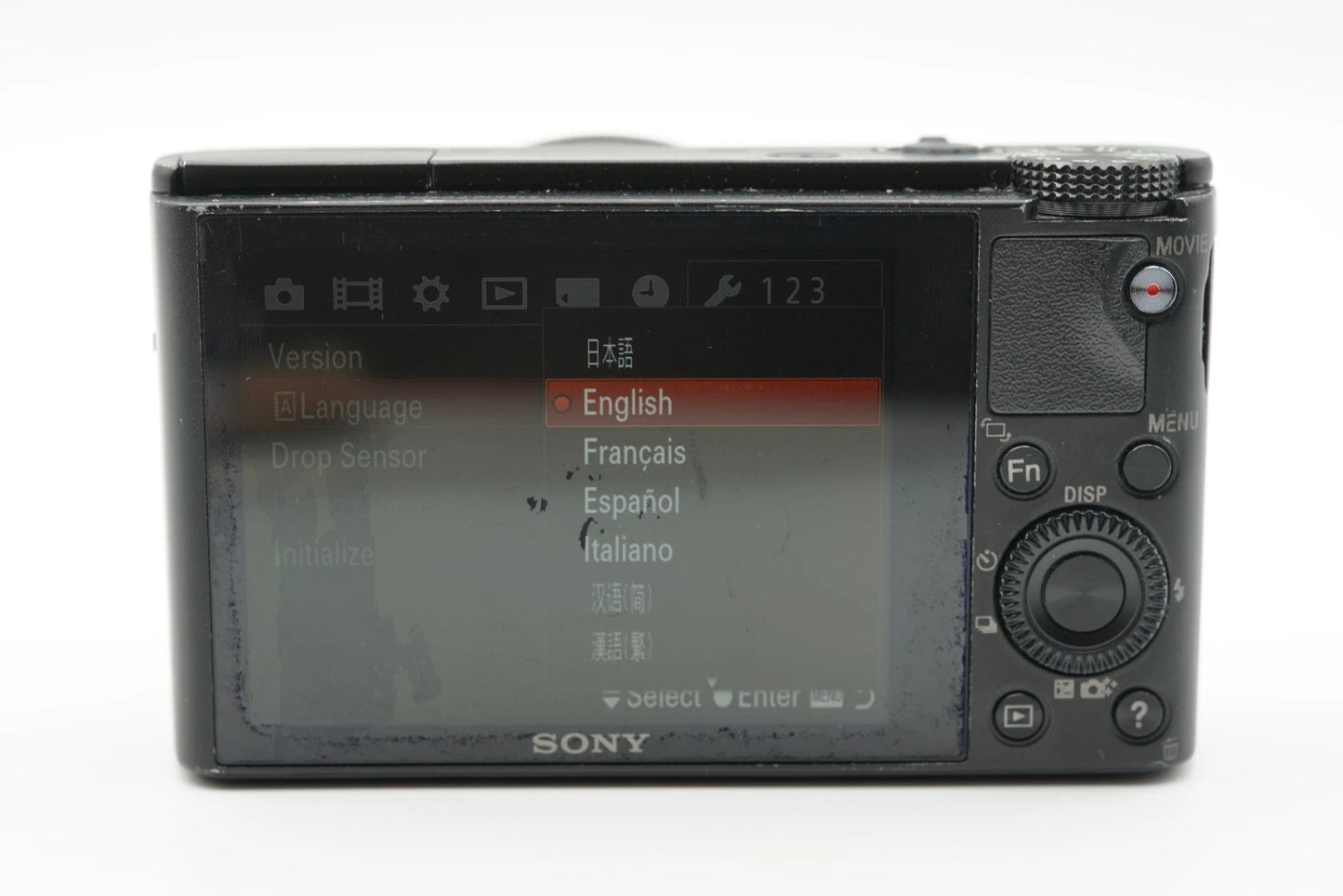 Sony Cyber-Shot DSC-RX100 35 Language Digital Camera #027