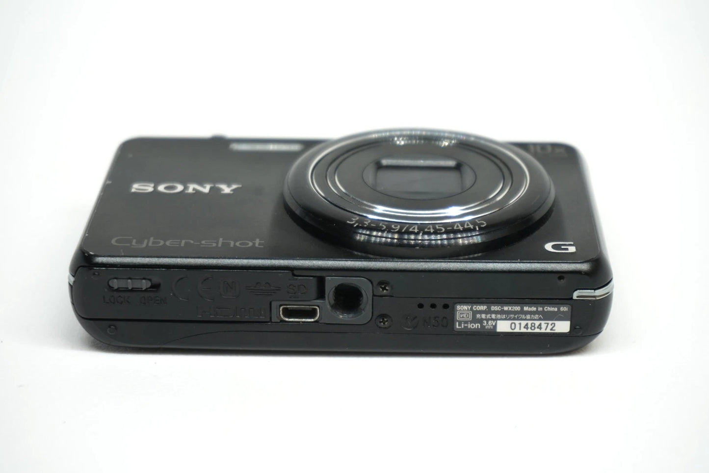 SONY Cyber-shot DSC-WX200 Digital Camera black #004