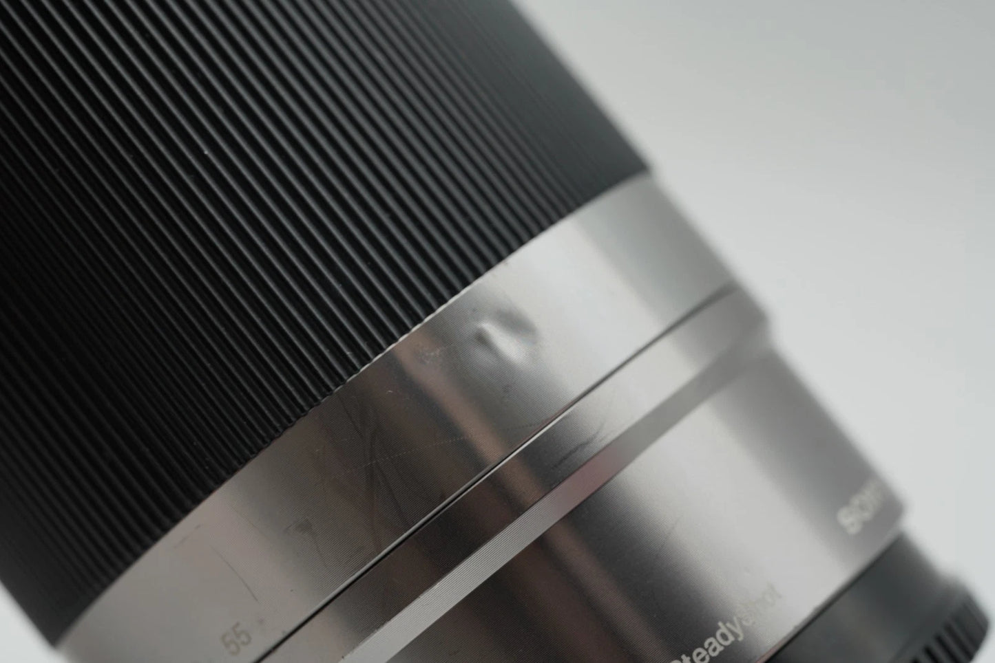 Sony E 55-210mm f/4.5-6.3 OSS zoom Lens SEL55210 Silver #008