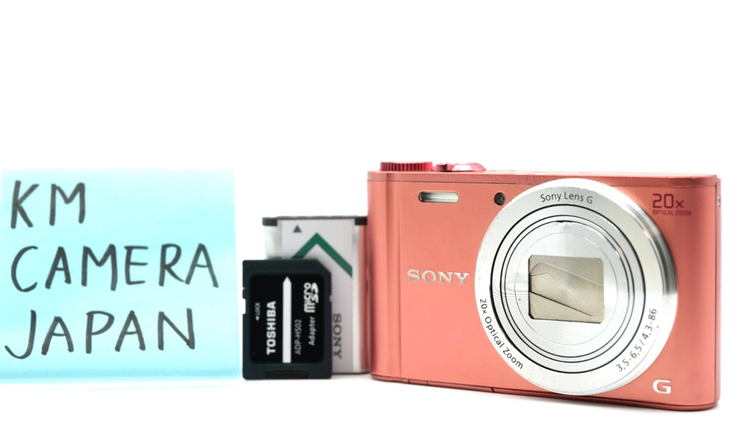 Sony Cyber-shot DSC-WX350 Compact Digital Camera Pink #002