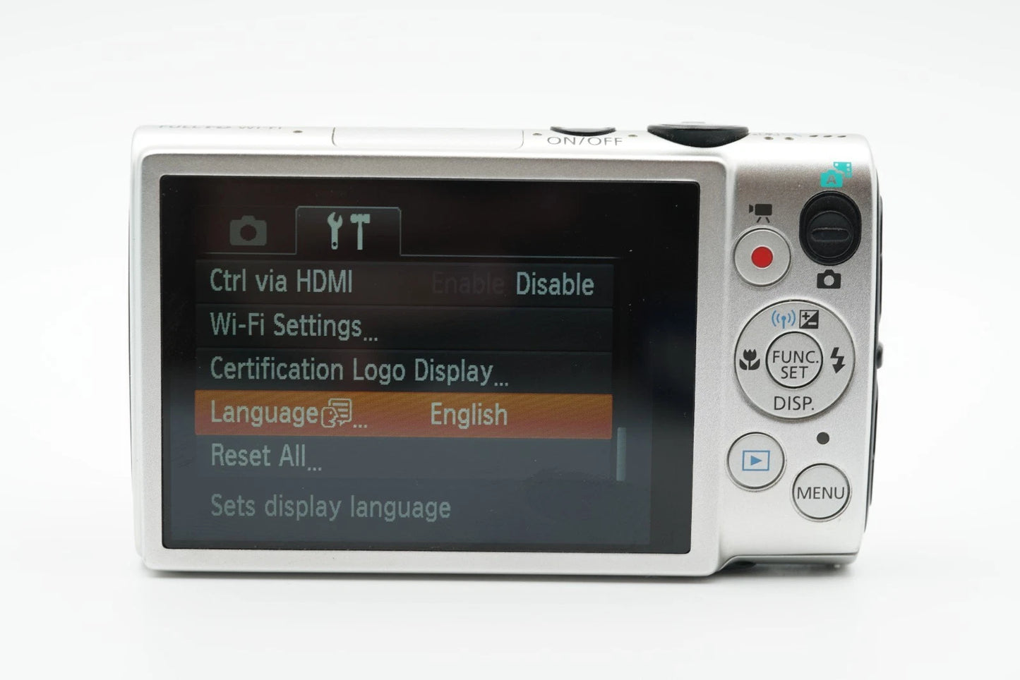 Canon IXY 610F PowerShot ELPH 330 HS silver Digital Camera #005