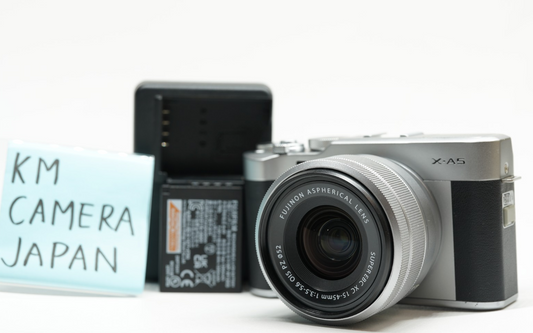 FUJIFILM X-A5 Digital Camera silver w XC 15-45mm lens #010