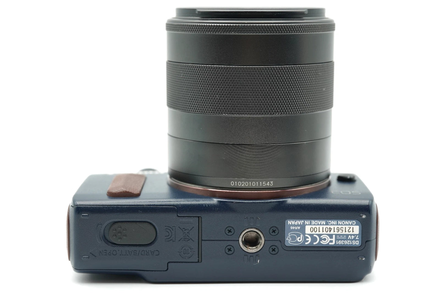 Canon EOS M Bay blue Digital Camera w 18-55mm lens #010