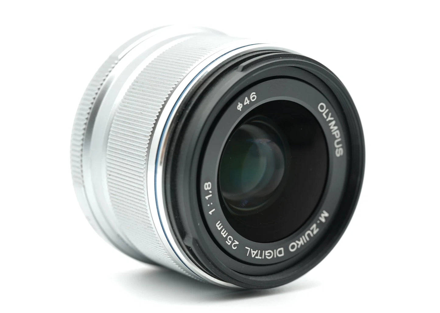 OLYMPUS M.ZUIKO DIGITAL 25mm F/1.8 silver Lens Micro Four Thirds #01