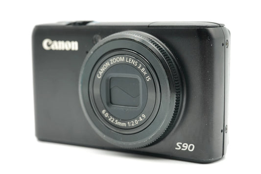 Canon PowerShot S90 Compact Digital Camera Black #007