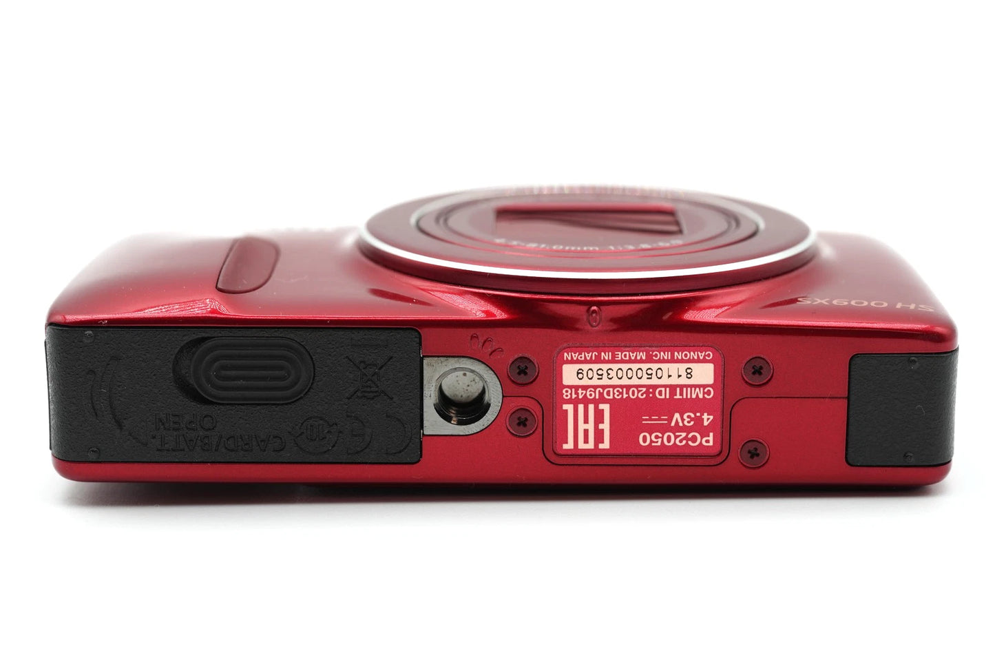 Canon PowerShot SX600 HS Digital Camera 18x Zoom lens RED #001