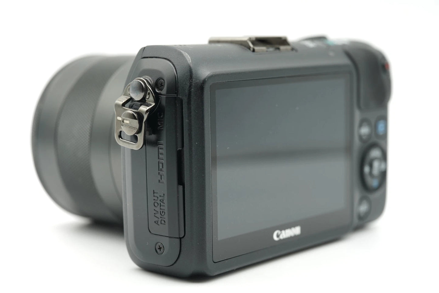 Canon EOS M black Digital Camera w 18-55mm lens #009